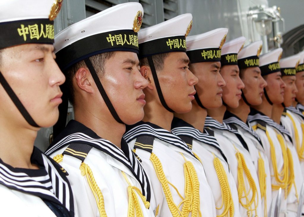 Chinese naval soldiers