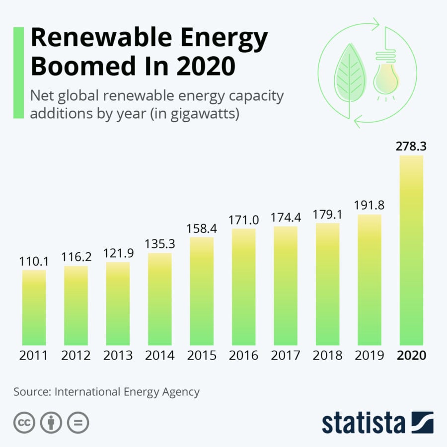 Renewable energy in 2020