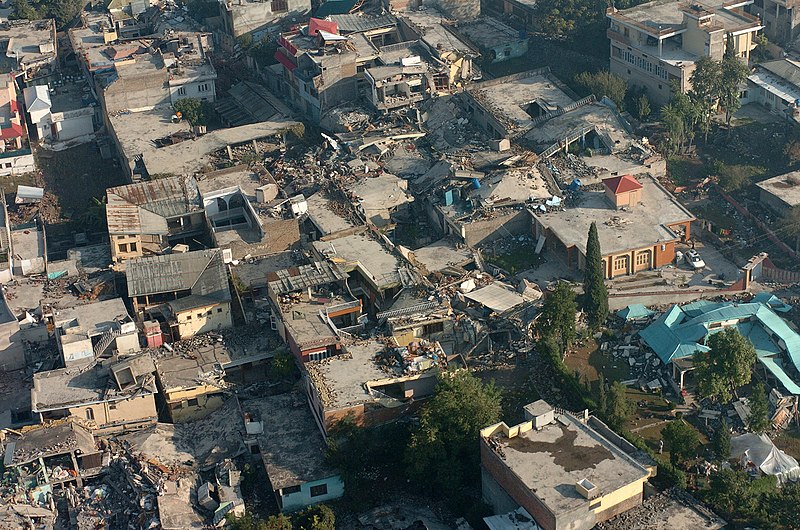 Muzaffarabad after the 2005 earthquake 
