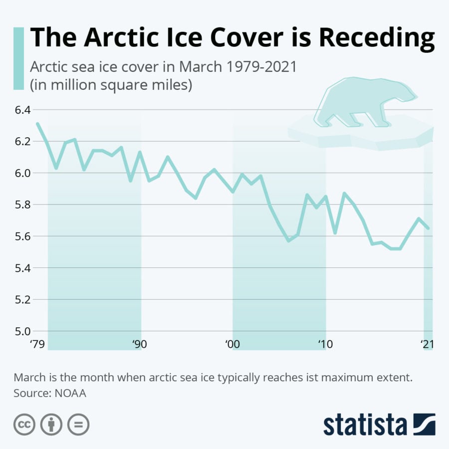 Arctic ice cover