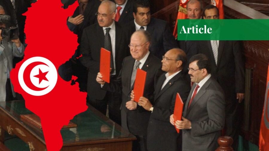 Tunisia's President - new constitution