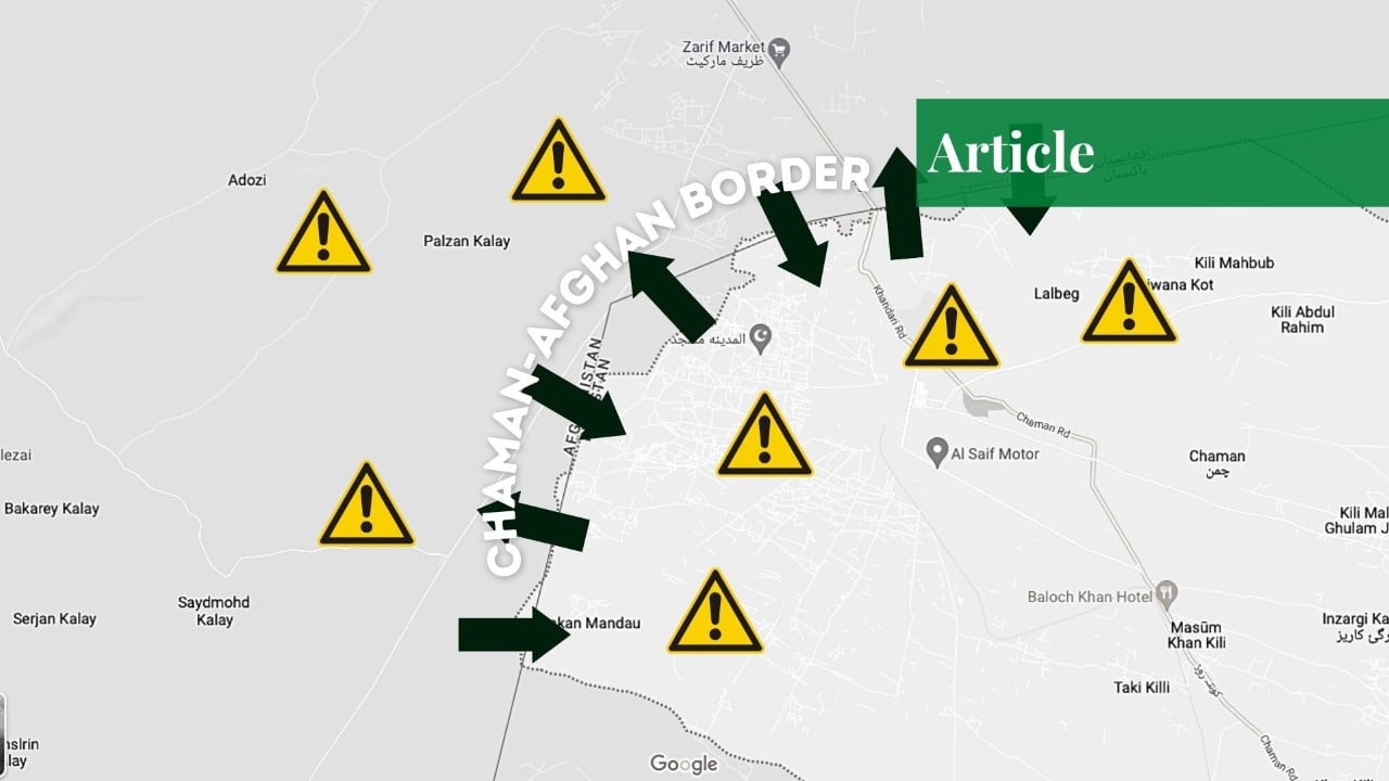 chaman border pakistan afghanistan