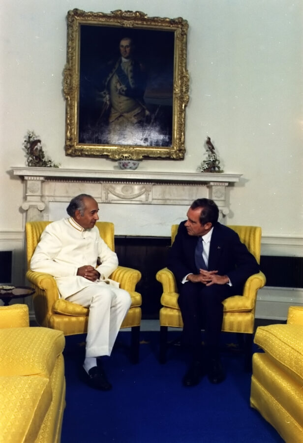 Richard Nixon and Bhutto
