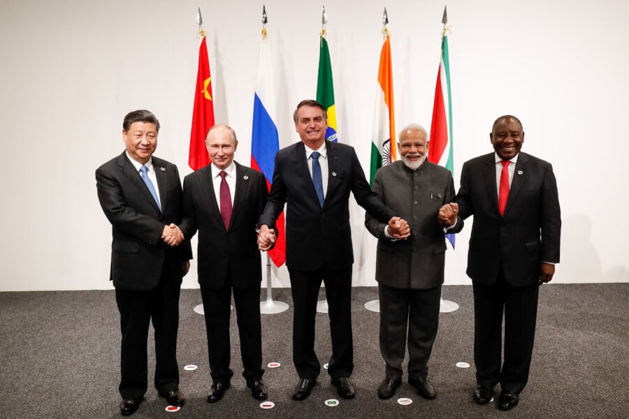 Informal meeting of the BRICS during the 2019 G20 Osaka summit