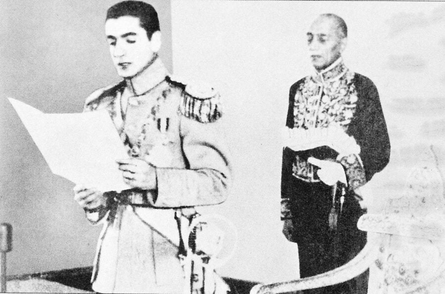 The inauguration of Mohammad Reza as Shah of Iran in the National Assembly, 17 September 1941
