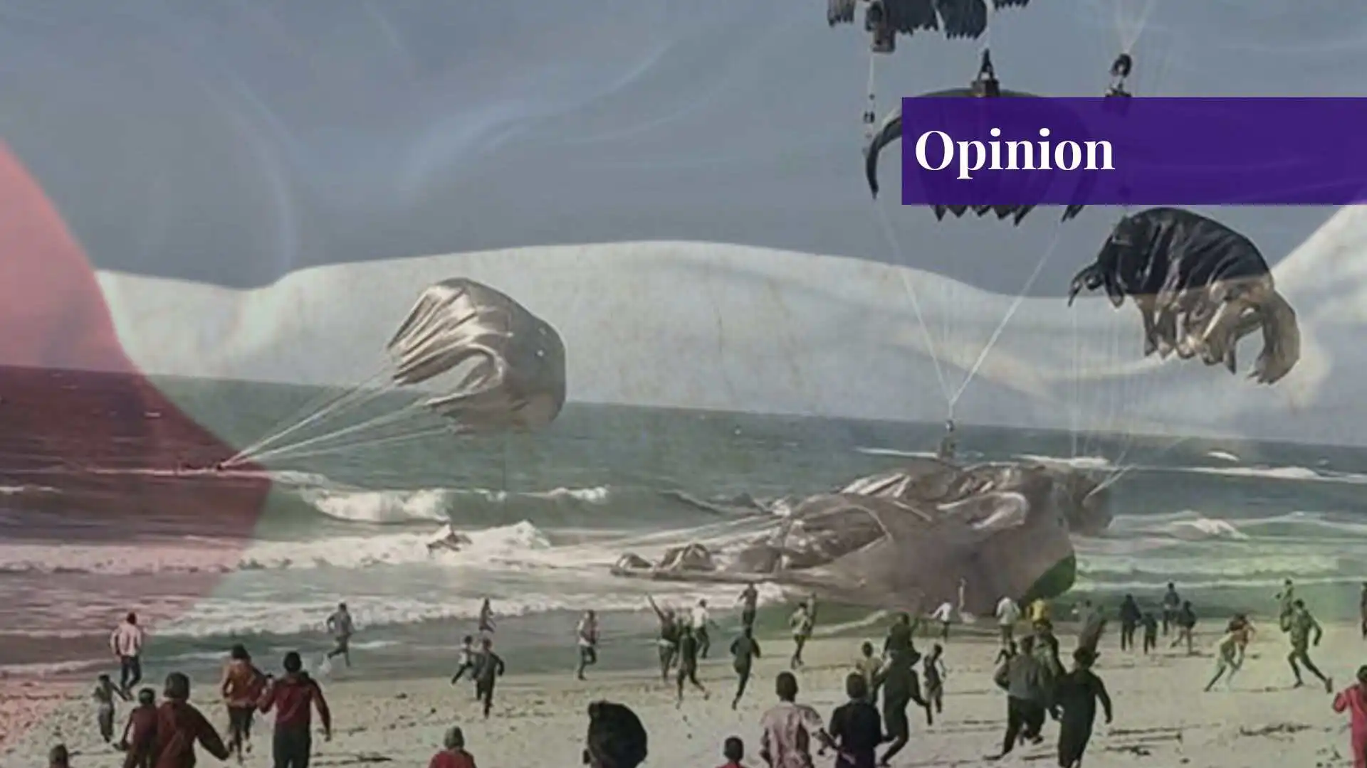 Identifying Airdrop Packages in Gaza: Bomb or Food Box?