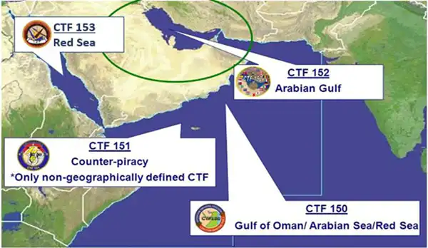 major powers interests in ior implications for region
CTF's area of responsibility