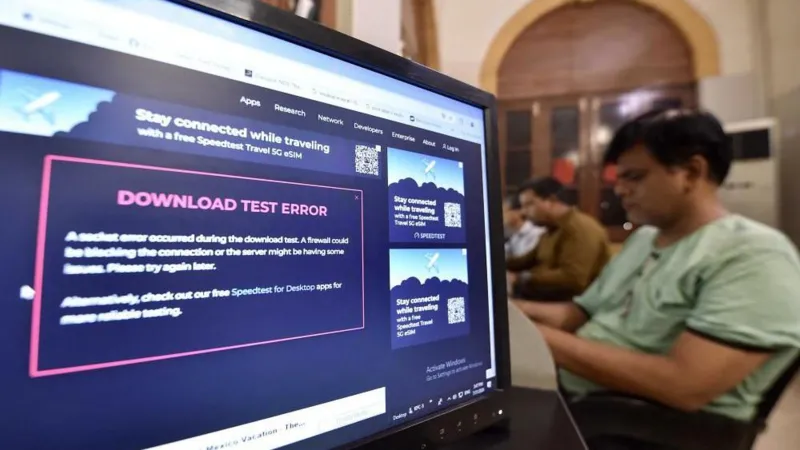 internet down in pakistan