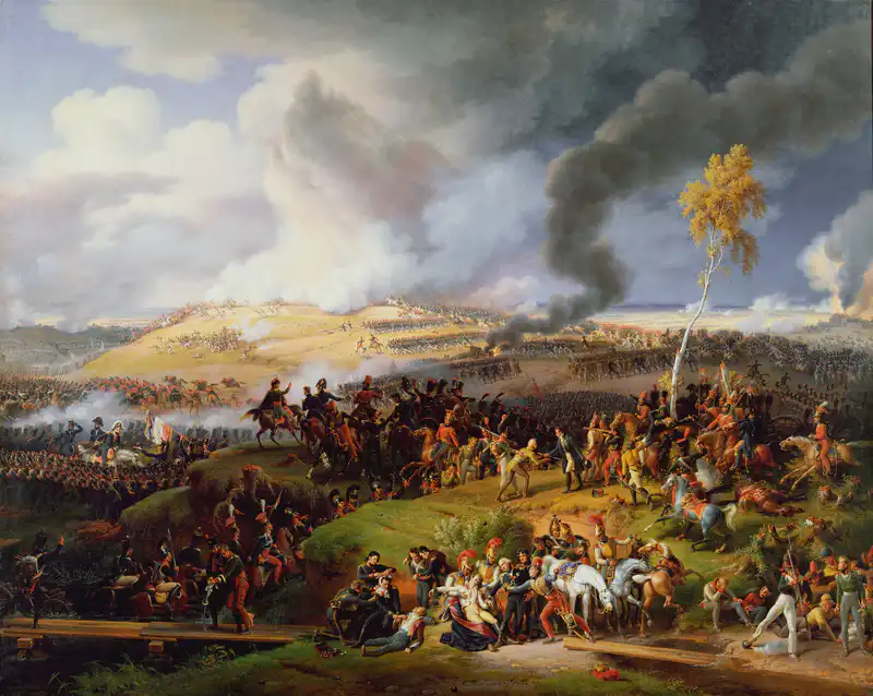 The Battle of Borodino as depicted by Louis Lejeune