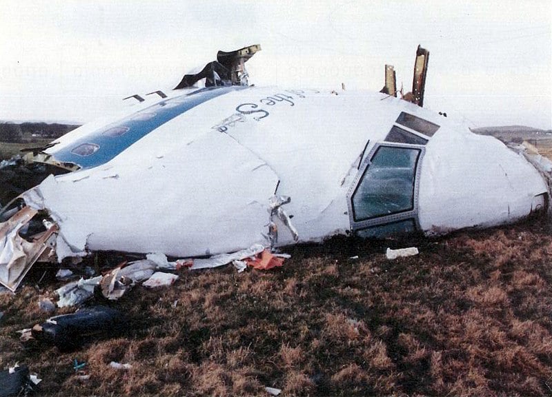 Remains of Pan Am Flight 103