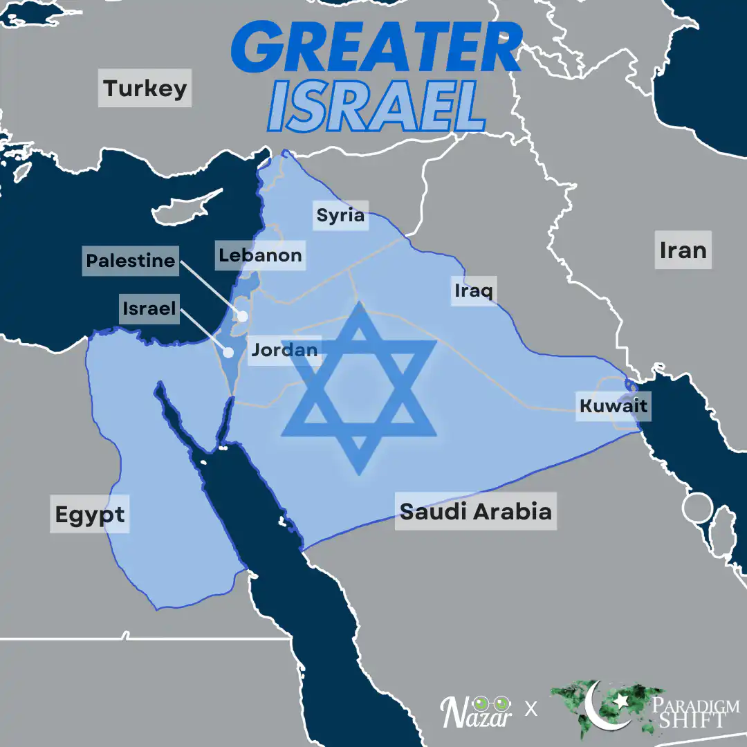 Greater Israel Map