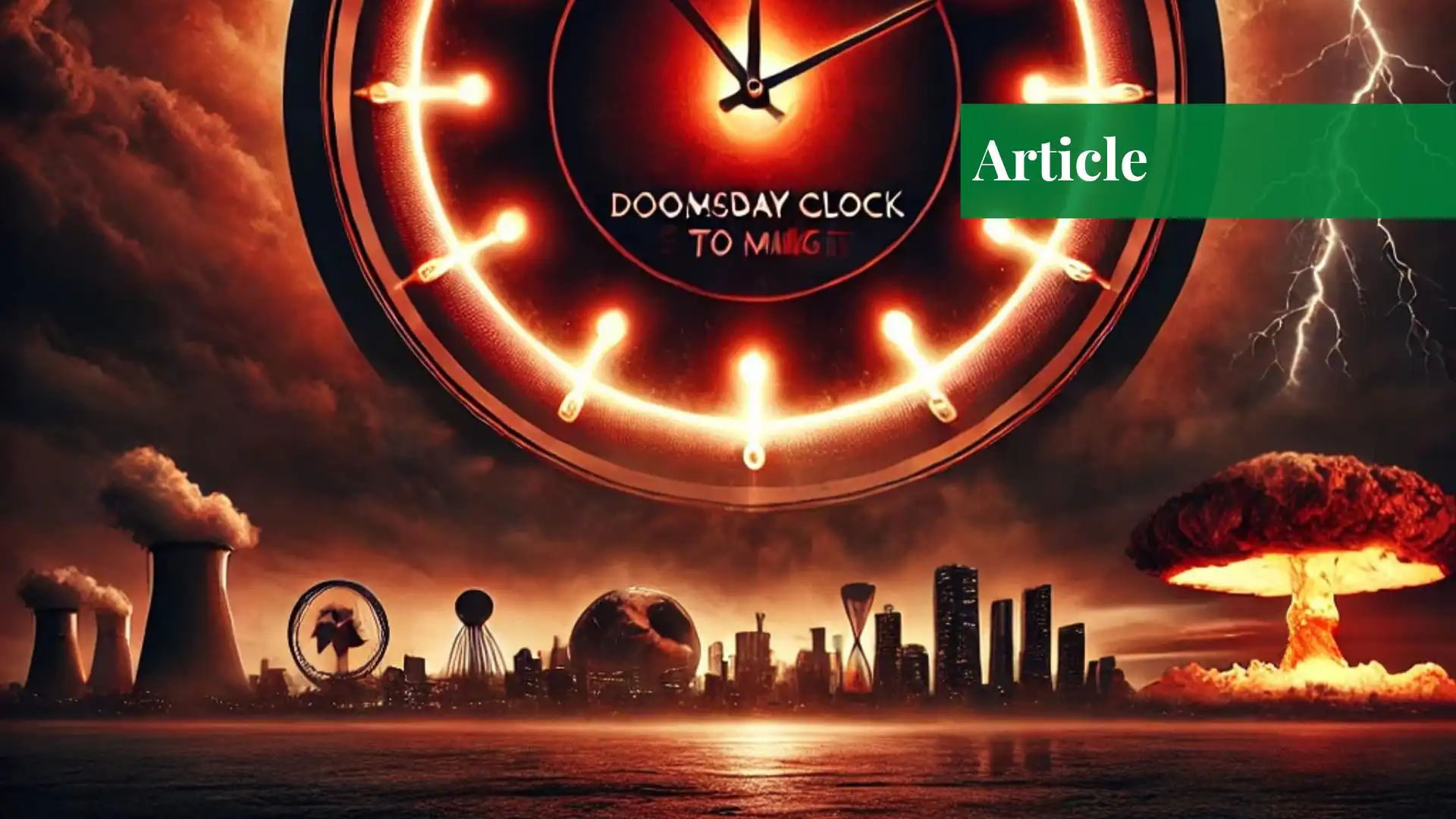 Doomsday Clock Fallout The Doomsday Clock: 89 seconds to Midnight - Paradigm Shift