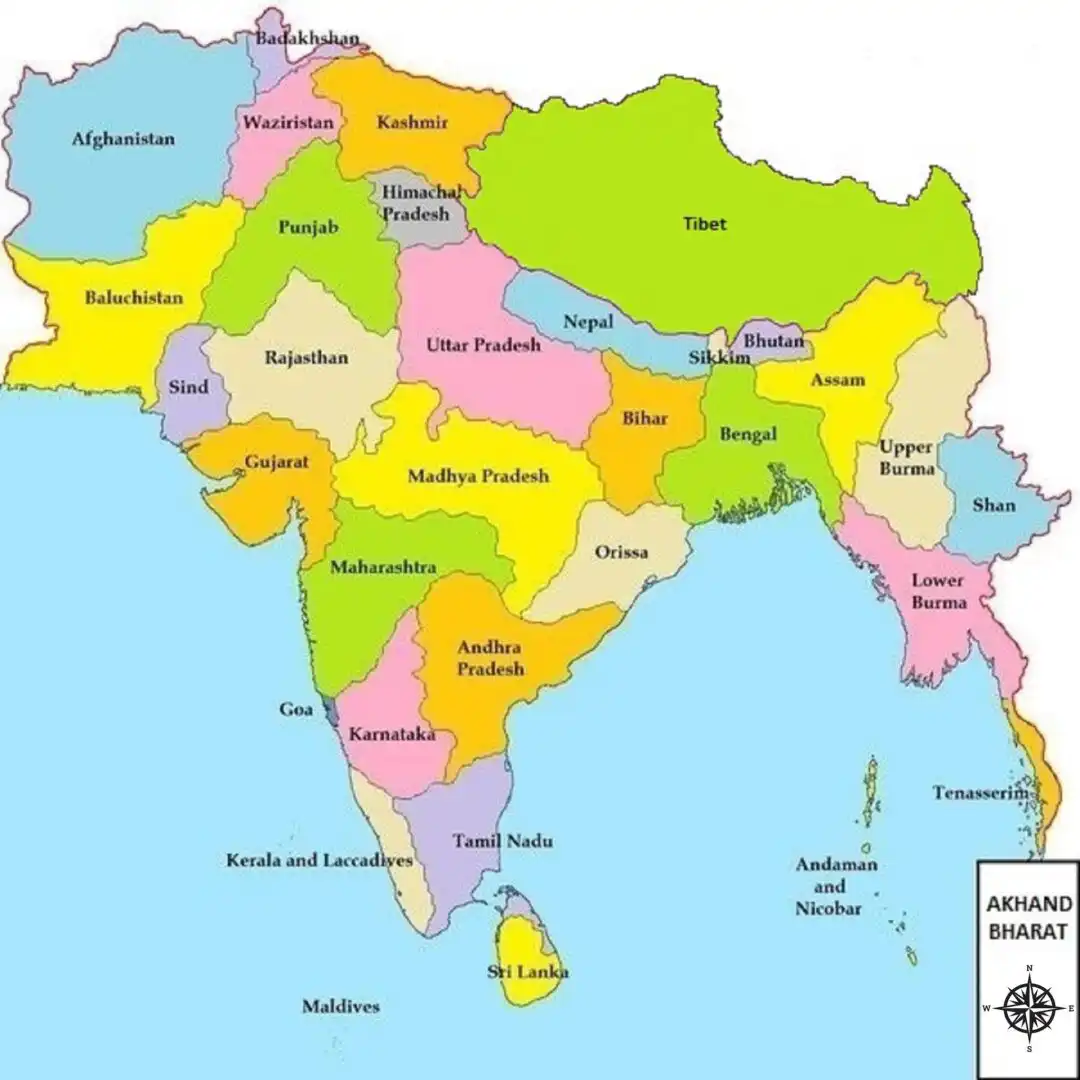 Akhand Bharat or Greater India