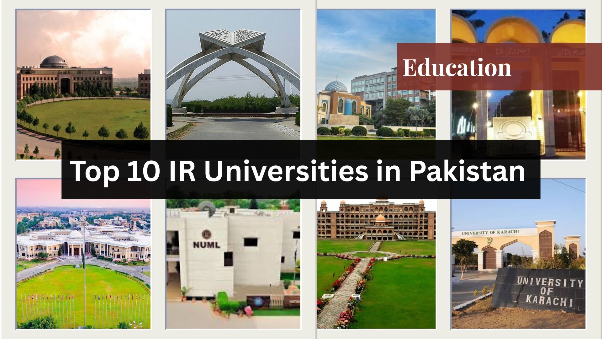 international relations universities in Pakistan
