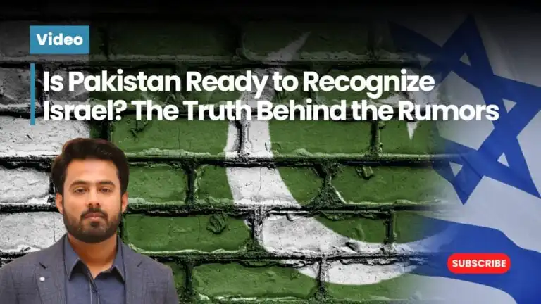 pakistan israel recognition