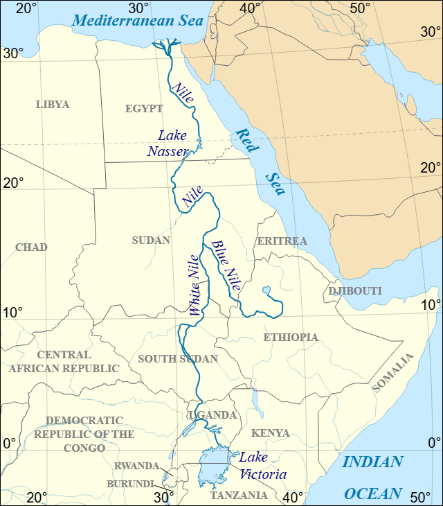 Nile River Map
