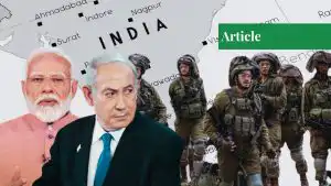 a feature image on India Israel partnership