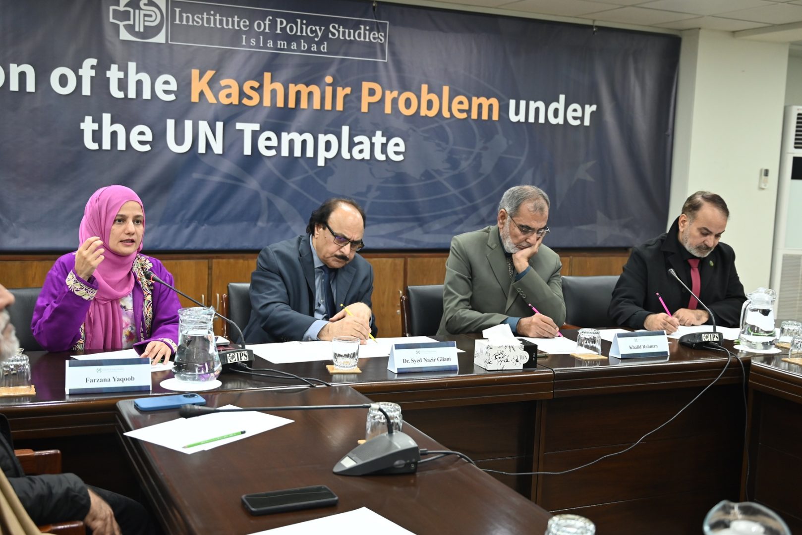 IPS Seminar on "Resolution of Kashmir Problem under the UN Template"