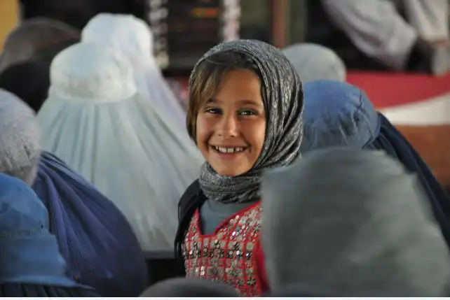 Aghan girl in Helmand
