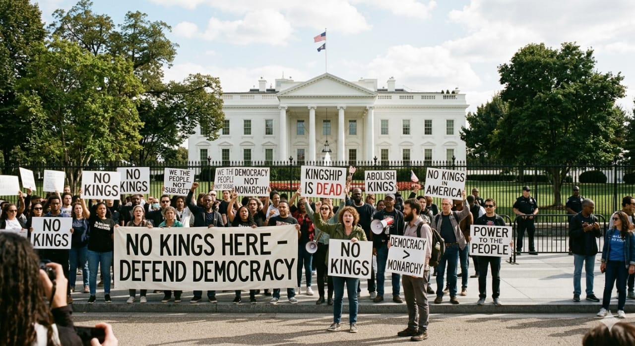 mass protests have been breaking out in the no kings movement