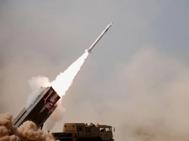 Nasr Missile launching
