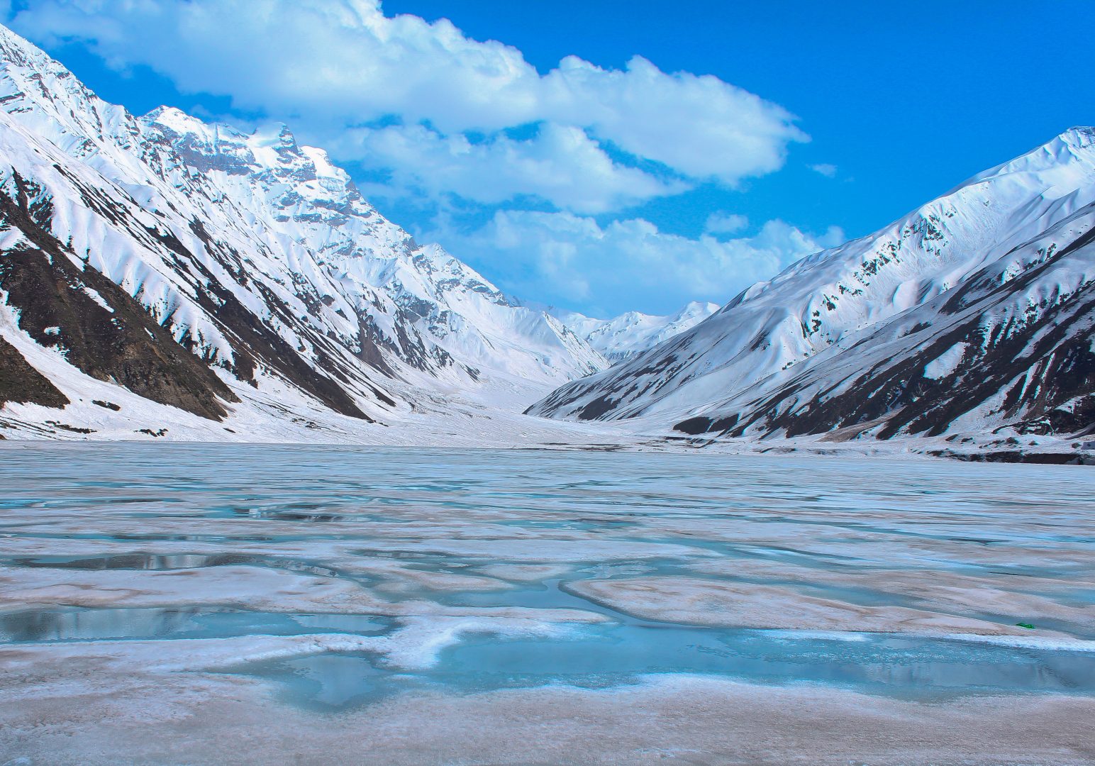 The Frozen Saif Ul Malook Lake