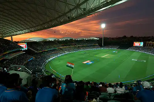 India and Pakistan opened their account at the 2015 Cricket World Cup - at the new renovated, and beautiful Adelaide Oval Ground.