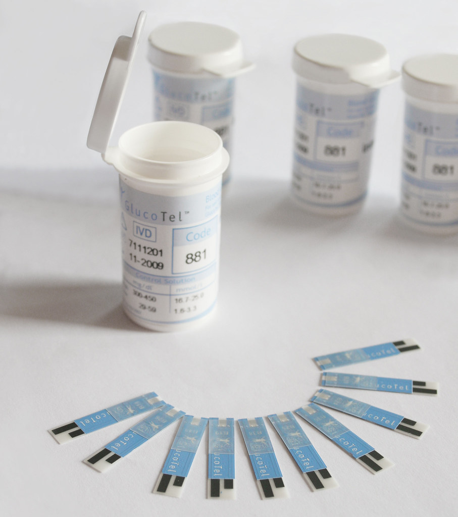 Diabetes testing strips