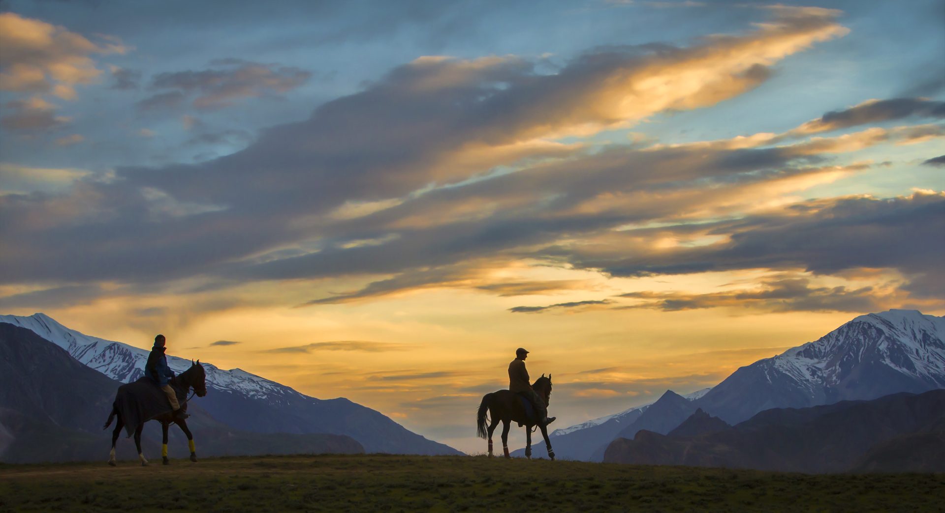 Sunset at Broghil Valley