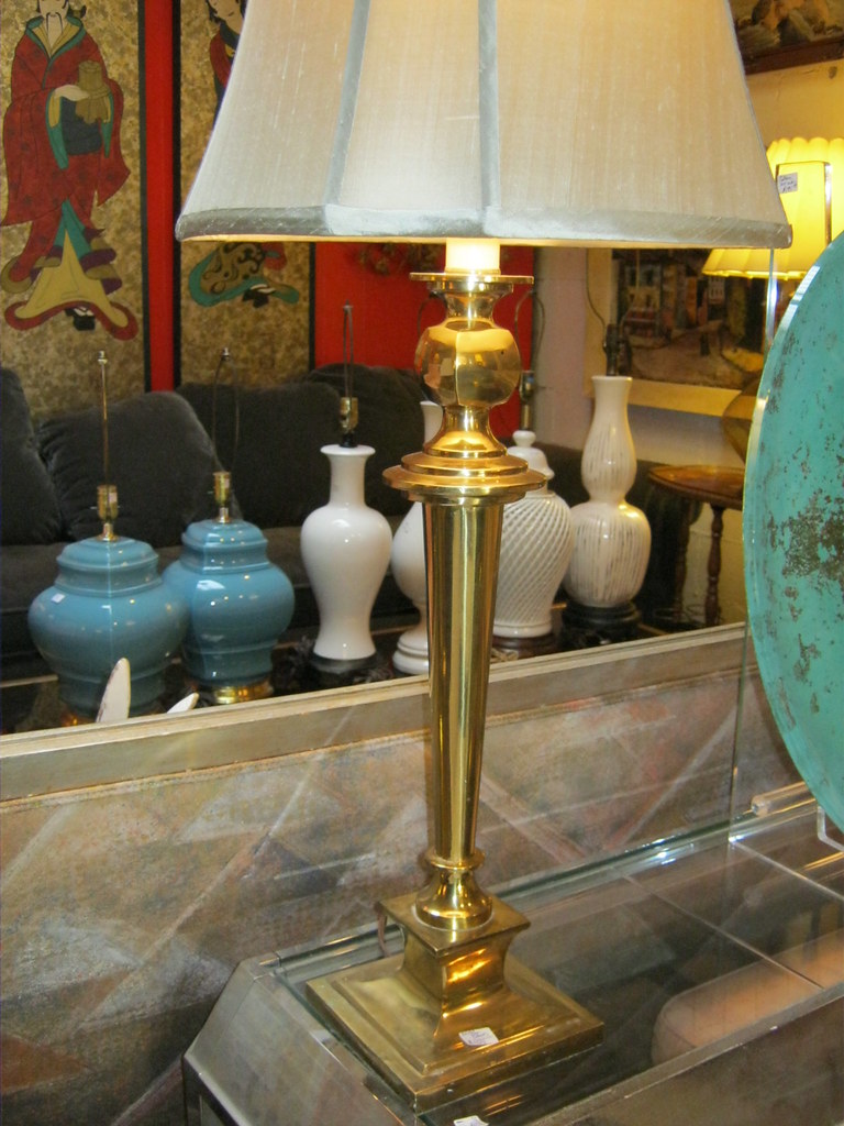 brass lamps