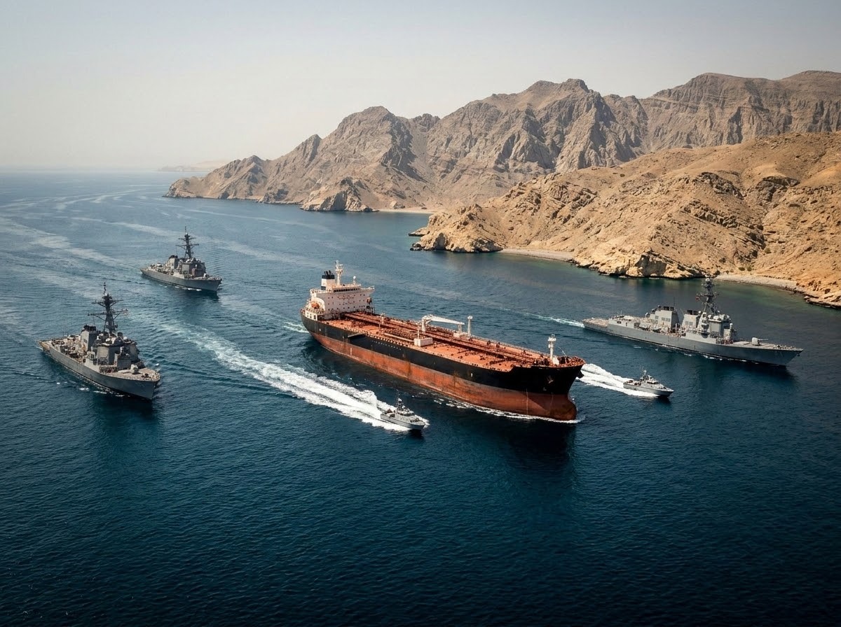 AI generated img for strait of hormuz