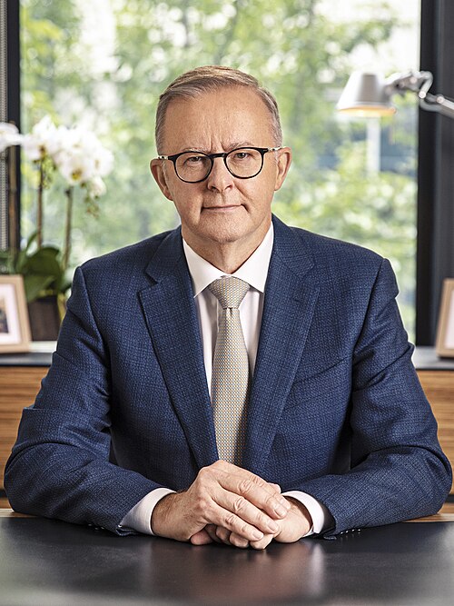 Anthony Albanese's portrait
