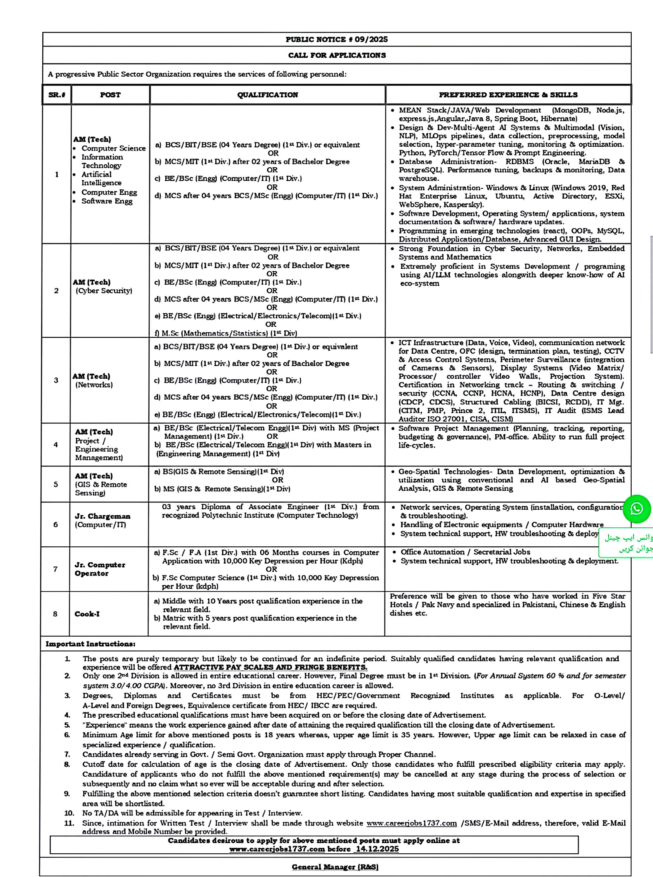 Atomic Energy Jobs 2025