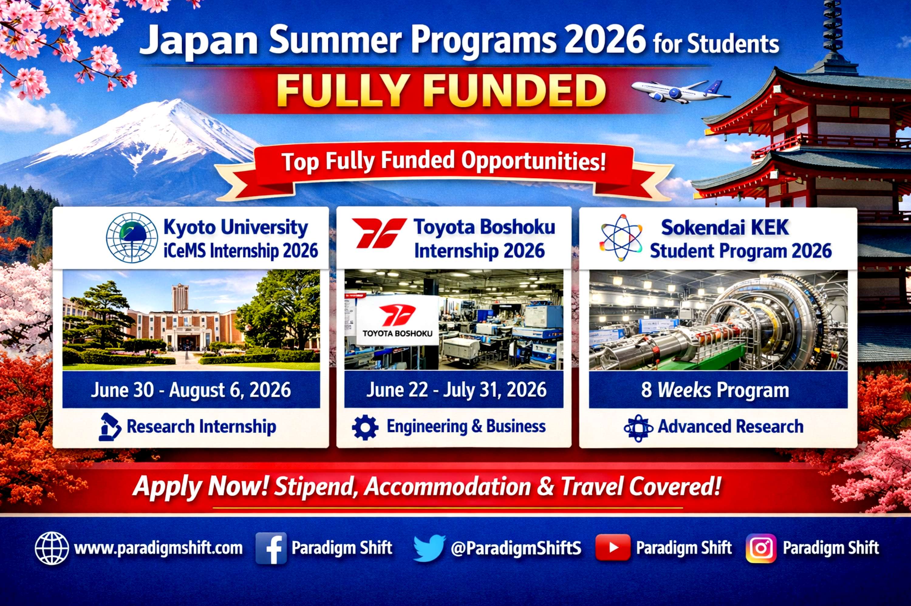 Japan Summer Programs 2026 for Students – Internships – Paradigm Shift ...