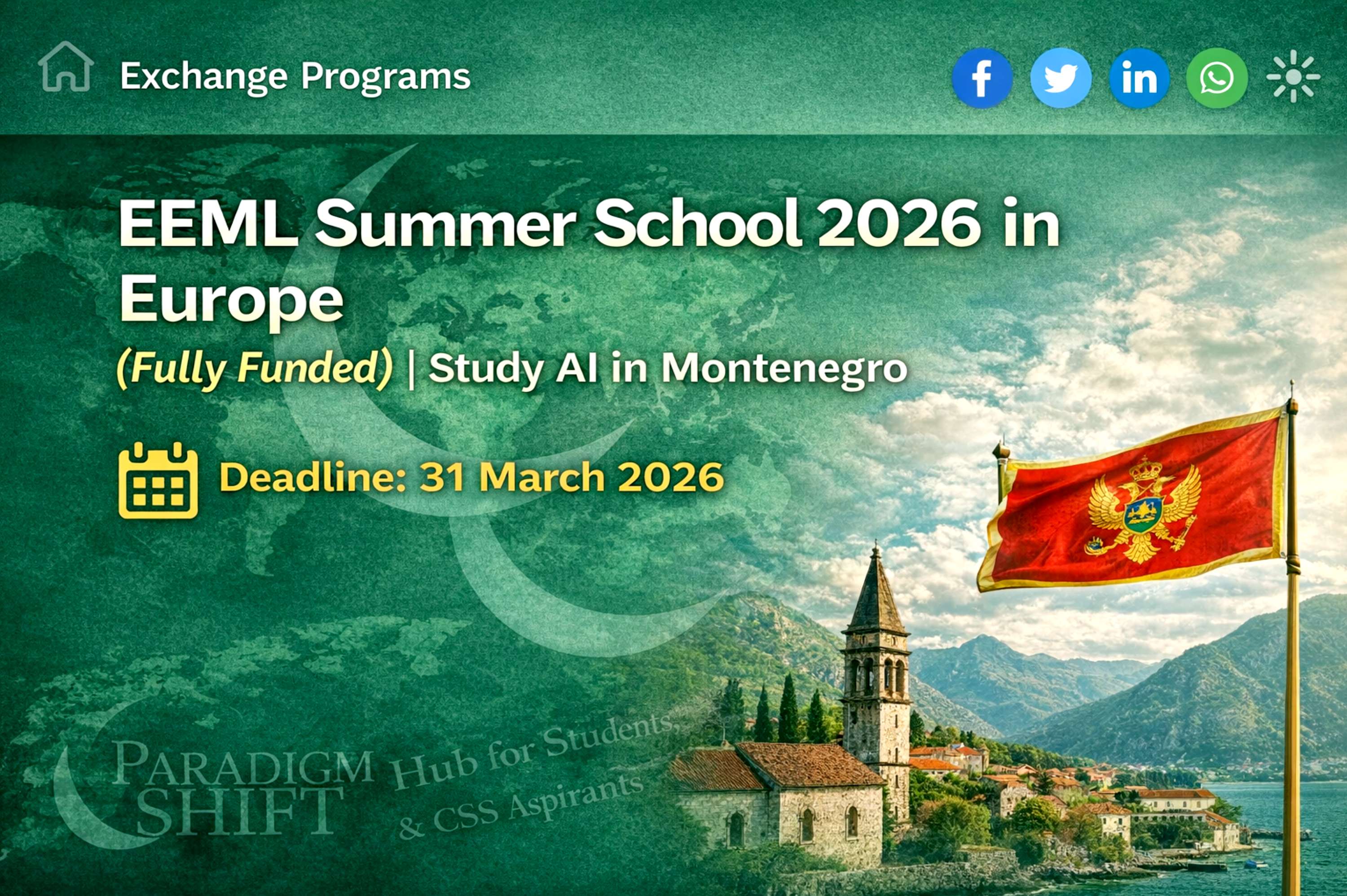 EEML Summer school 2026