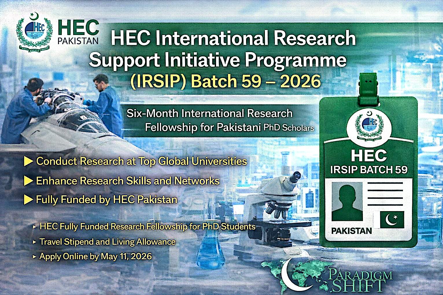 HEC IRSIP For PHD students 2026