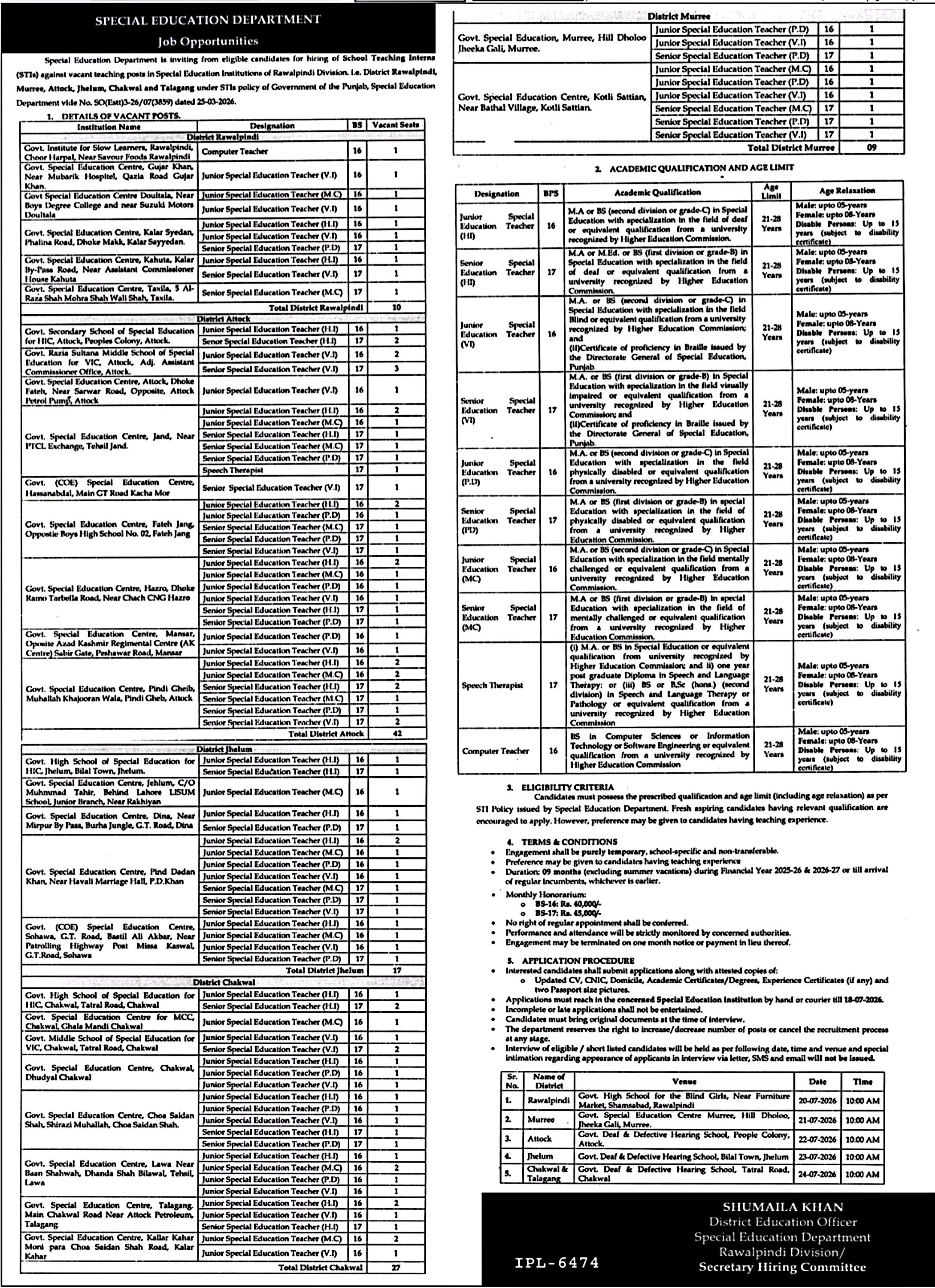 School Teaching Intern (STI) Jobs 2026